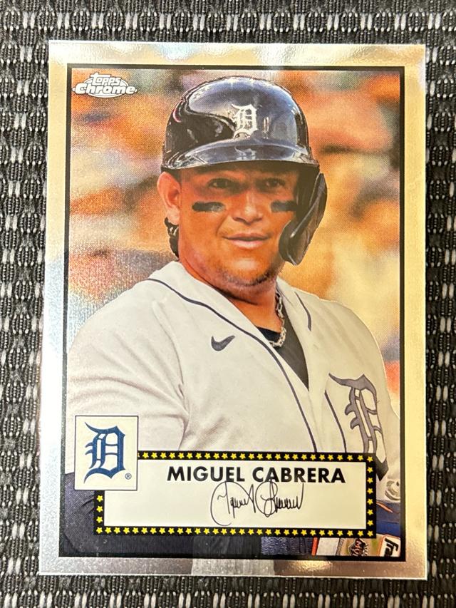 2023 Topps Chrome Lids Mitchell & Ness Miguel Cabrera ﻿Base #52-5