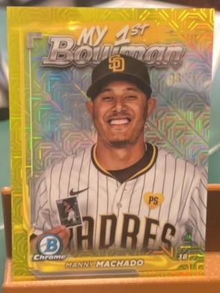 2024 Bowman Chrome Mega Box Manny Machado MY 1ST BOWMAN #M1B-26