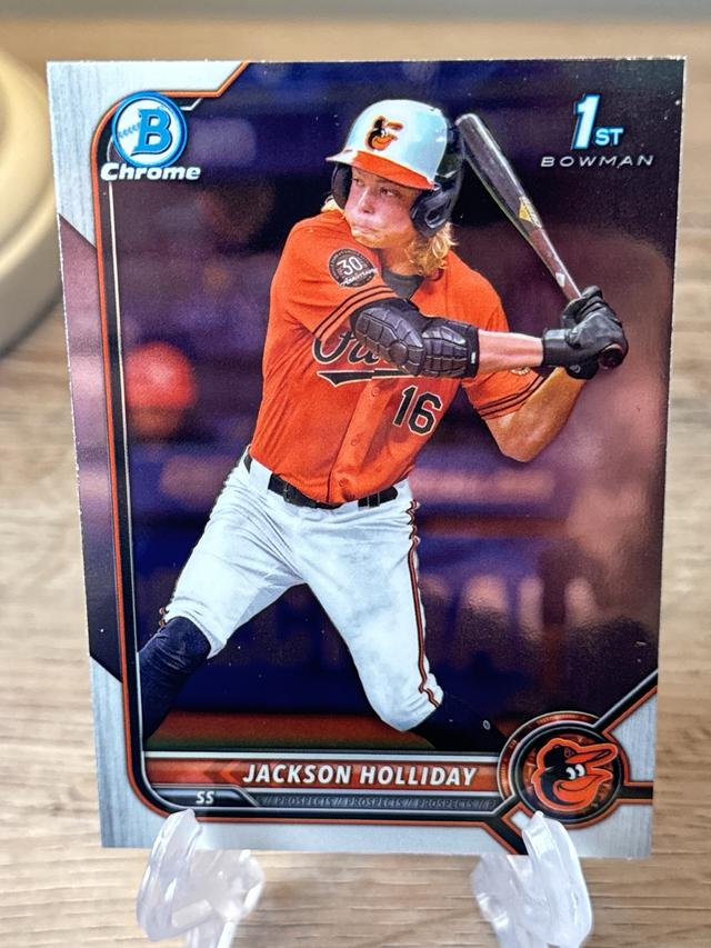 2022 Bowman Draft Jackson Holliday Bowman Chrome Checklist #BDC-168