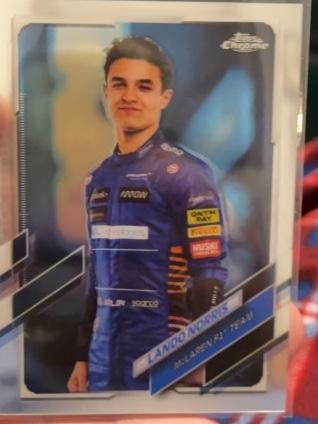 2021 Topps Chrome F1 Lando Norris Base Set #6