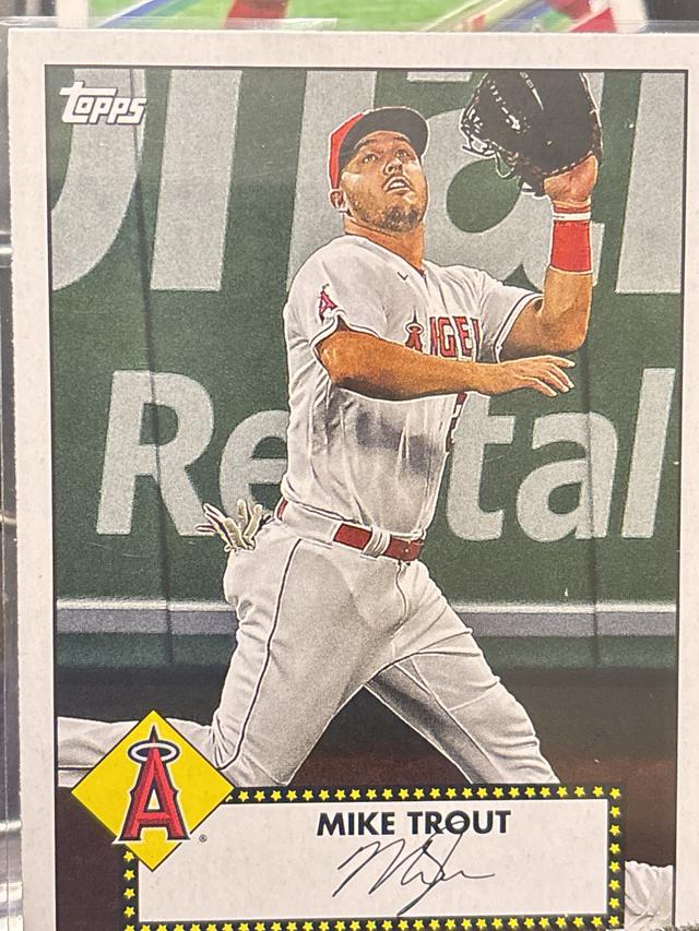 2021 Topps Series 1 Mike Trout TOPPS 1952 REDUX #T52-27