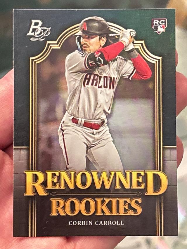 2023 Bowman Platinum Corbin Carroll RENOWNED ROOKIES #RR-7