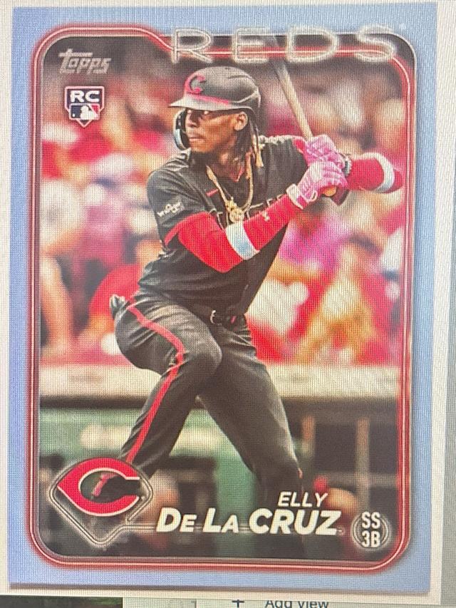 2024 Topps Series 1 Elly De La Cruz BASE CARD SET /50 #141