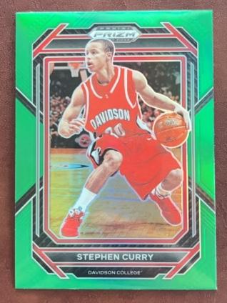 2023-24 Panini Prizm Draft Picks Stephen Curry Base Set Green #53