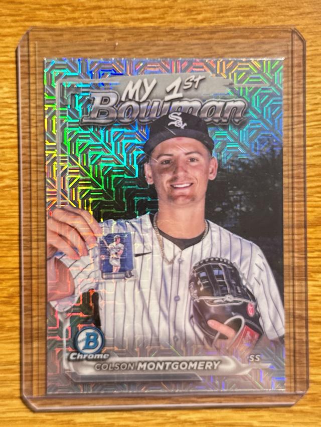 2024 Bowman Chrome Mega Box Colson Montgomery MY 1ST BOWMAN #M1B-4