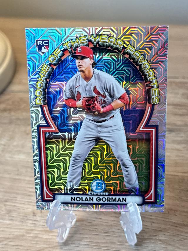 2023 Bowman Chrome Mega Nolan Gorman Rookie of the Year Favorites Mega #ROYF-5