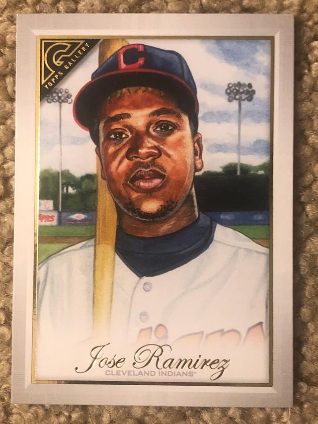 2019 Topps Gallery Jose Ramirez BASE CARDS #137