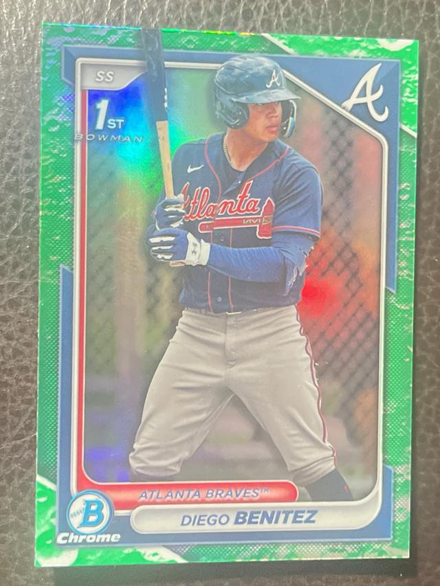 2024 Bowman Diego Benitez CHROME PROSPECTS II Lunar Glow Refractors #BCP-39