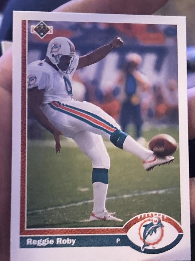 1991 Upper Deck Football Reggie Roby Base Set #272