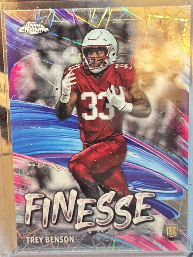 2024 Topps Chrome Football Trey Benson Finesse #F-9