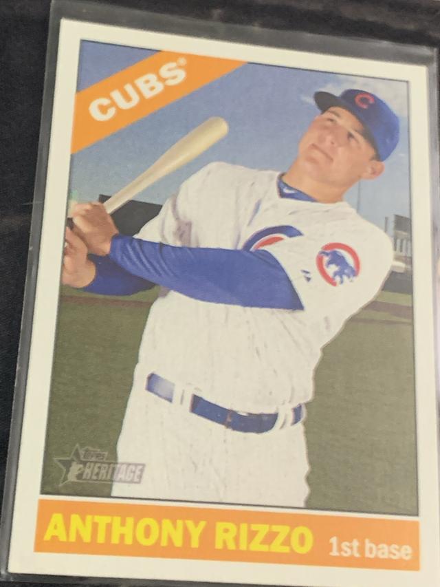 2015 Donruss Anthony Rizzo Production Line Blue Set #10