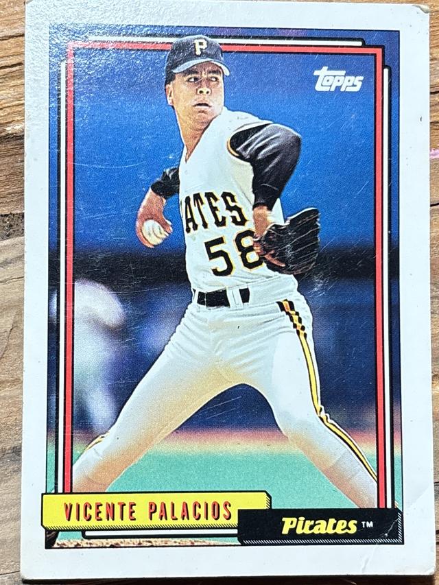 1992 Topps Vicente Palacios Base Set #582