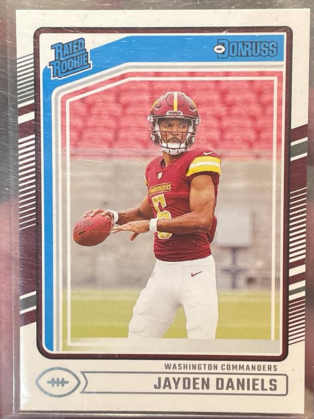 2024 Donruss Football Jayden Daniels Rated Rookies #389