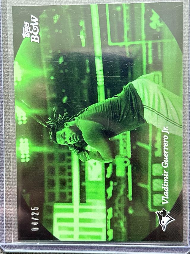 2023 Topps Black and White Vladimir Guerrero Jr. Base Night Vision /25 #31