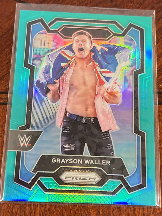 2024 Panini Prizm WWE Grayson Waller ﻿Base Set Teal Prizms /49 #154