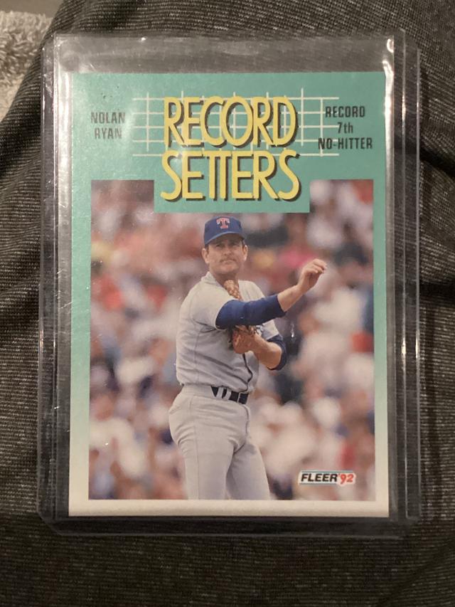 1992 Fleer Nolan Ryan ﻿Record Setters #682