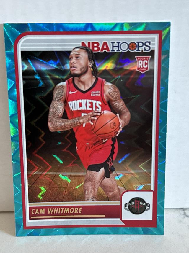 2023-24 Panini NBA Hoops Cam Whitmore Base Set Teal Explosion #265