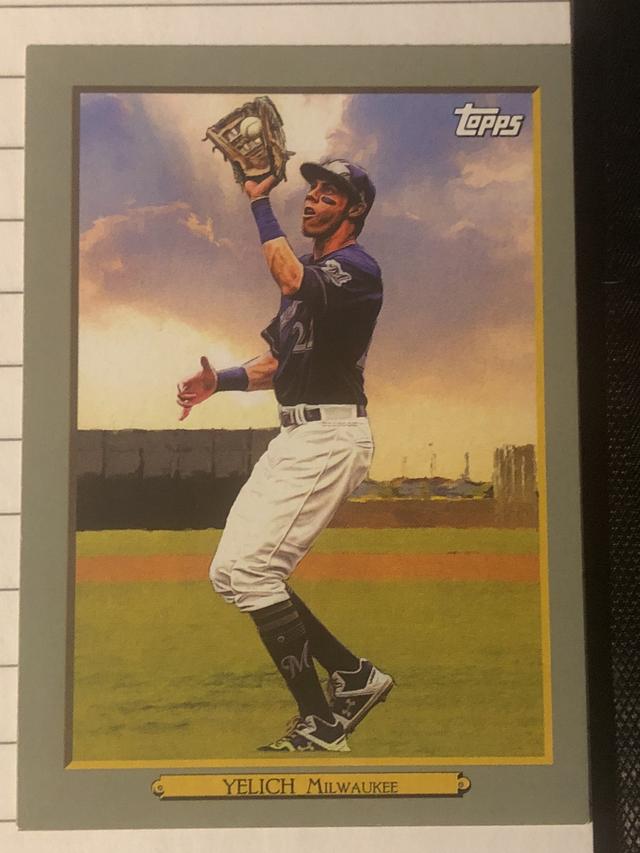 2020 Topps Series 1 Christian Yelich Turkey Red 2020 Set #TR-51