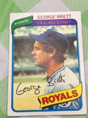 1980 Topps George Brett Base Set #450