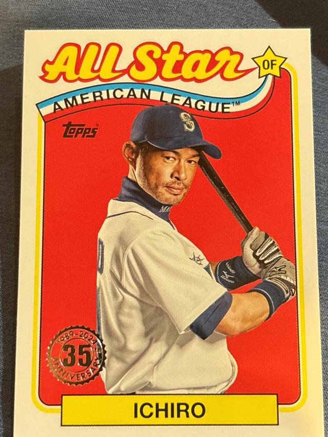 2024 Topps Series 2 Ichiro 1989 TOPPS ALL STAR BASEBALL #89ASB-38