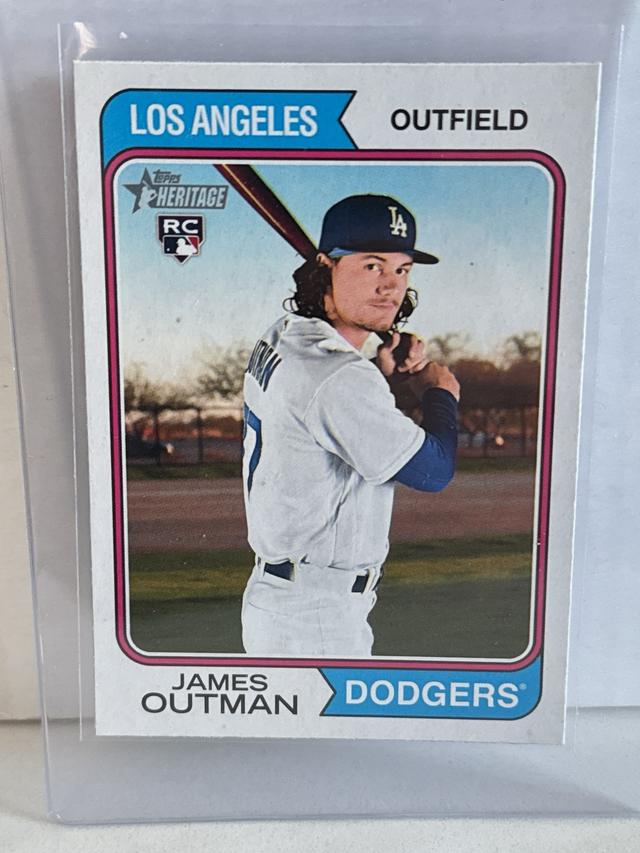 2023 Topps Heritage James Outman BASE #93