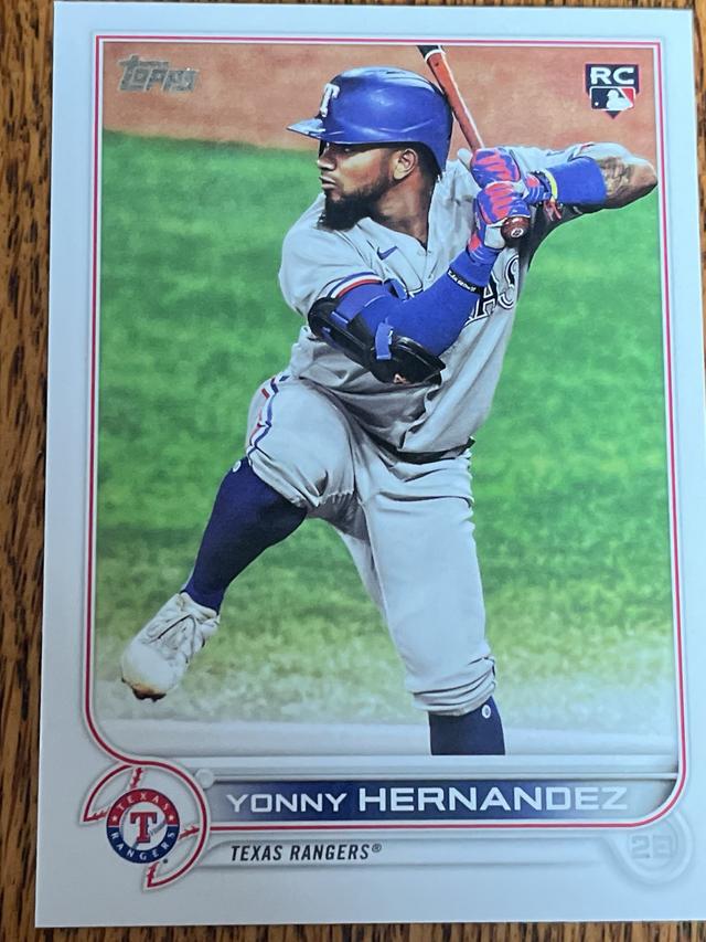 2022 Topps Series 2 Yonny Hernandez BASE Base #363