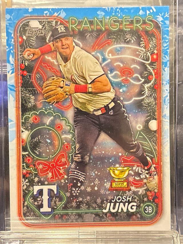 2024 Topps Holiday Josh Jung ﻿Base Set #H73