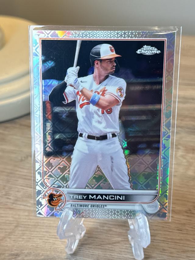 2022 Topps Chrome Logofractor Trey Mancini Base Set #73