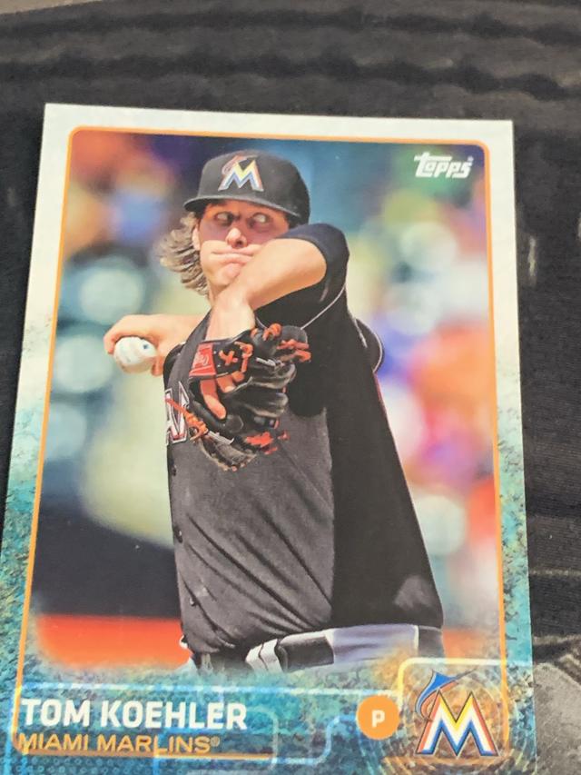 2015 Topps Series 1 Tom Koehler Base Set #351