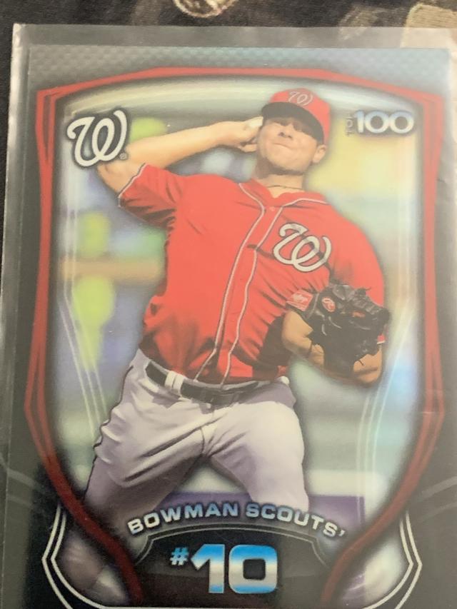 2015 Bowman Lucas Giolito Bowman Scouts' Top 100 Set #BTP-10