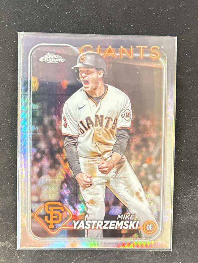 2024 Topps Chrome Mike Yastrzemski ﻿Base Set #87