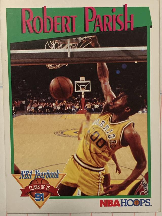 1991-92 NBA Hoops Basketball Robert Parish YB Series I #324