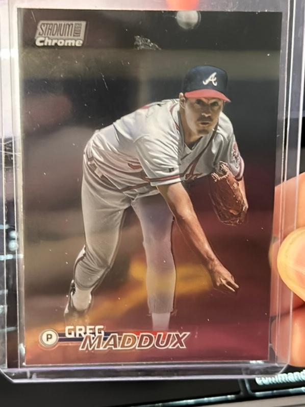 2023 Stadium Club Greg Maddux BASE CARDS CHROME VARIATION Refractors #100