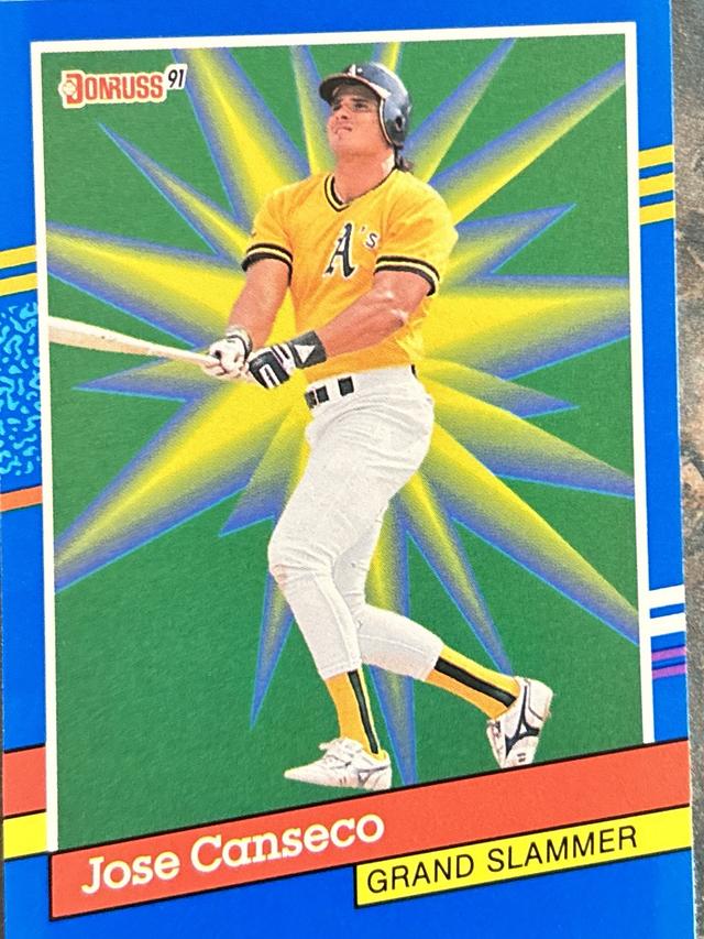 1991 Donruss Jose Canseco Grand Slammer #4