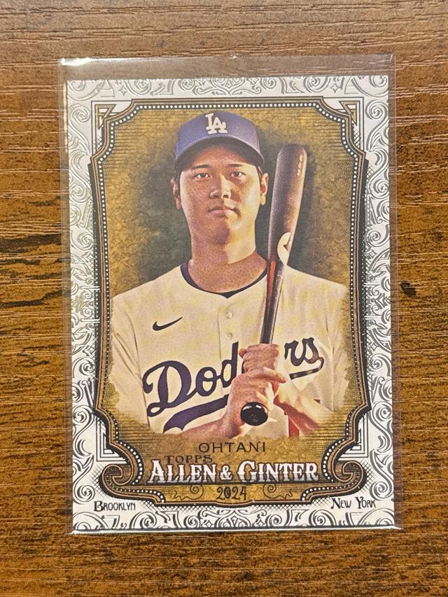 2024 Topps Allen & Ginter Shohei Ohtani Foil Filagree Dodgers MVP #97