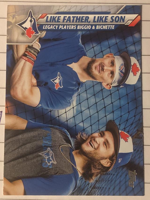 2020 Topps Series 1 Like Father, Like Son Base Set #61