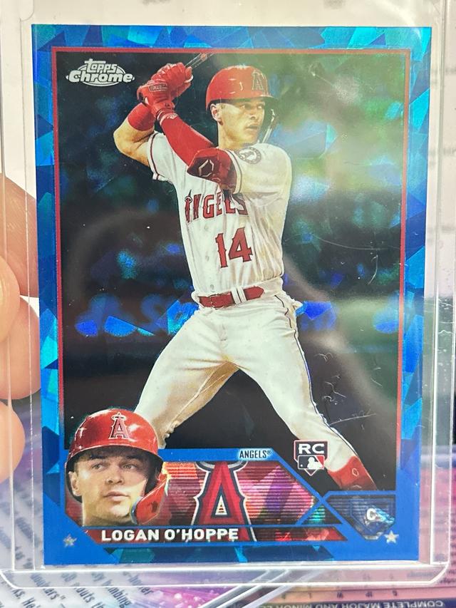 2023 Topps Chrome Sapphire Logan O'Hoppe SERIES 2 #363