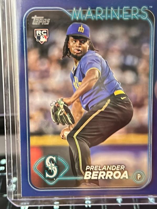 2024 Topps Series 1 Prelander Berroa BASE CARD SET Royal Blue #36