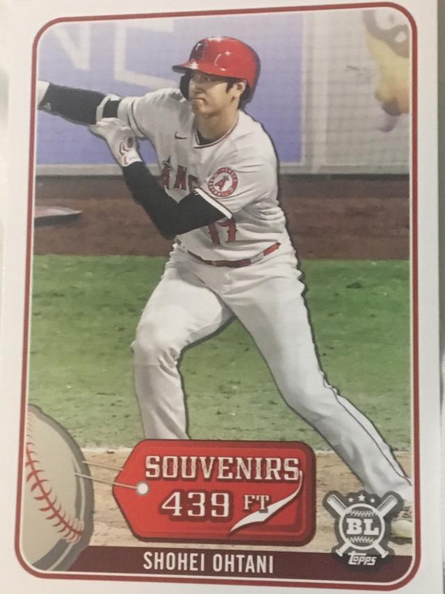 2021 Topps Big League Shohei Ohtani Souvenirs Checklist #SO-3