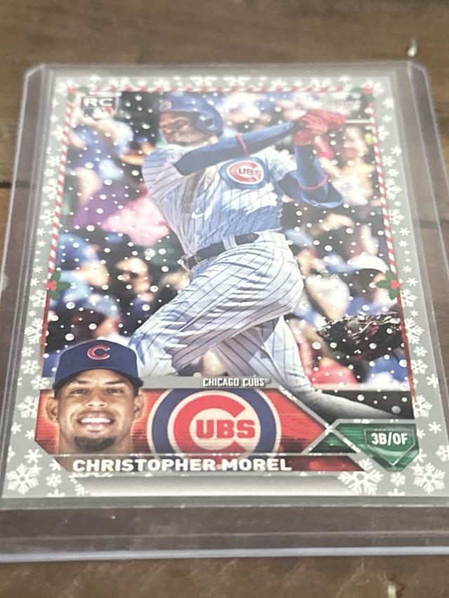 2023 Topps Holiday Christopher Morel BASE CARDS #H86