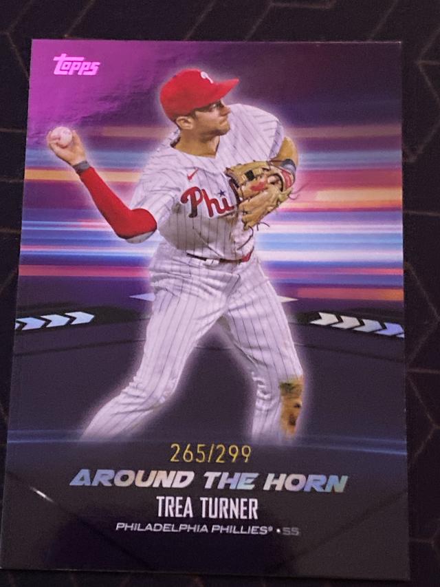 2024 Topps Series 2 Trea Turner AROUND THE HORN Black /299 #ATH-13