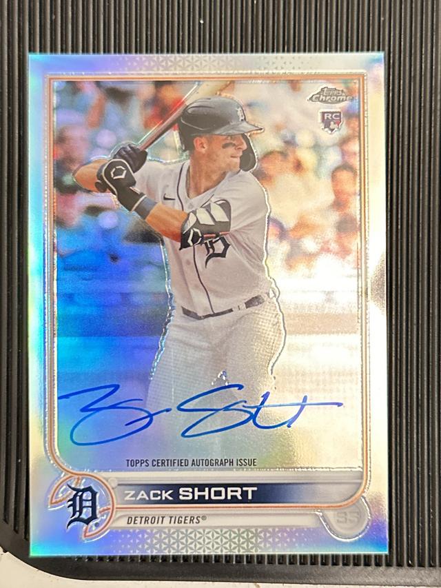 2022 Topps Chrome Zack Short Chrome Rookie Autographs Checklist /499 #RA-ZS