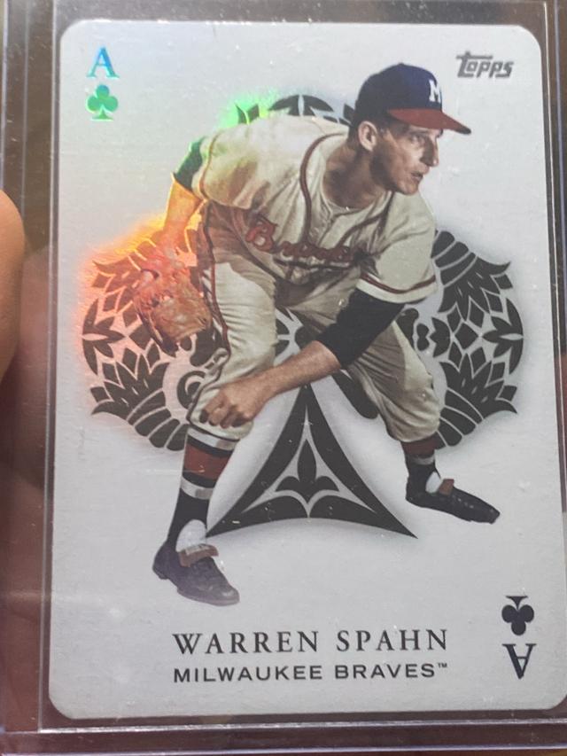 2023 Topps Update Series Warren Spahn ALL ACES #AA-61