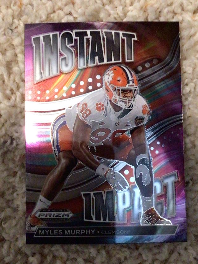 2023 Panini Prizm Draft Picks Football Myles Murphy Instant Impact Set #II-23