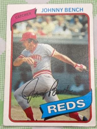 1980 Topps Johnny Bench Base Set #100