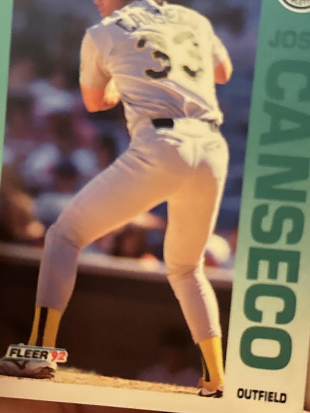 1992 Fleer Jose Canseco ﻿Base Set #252