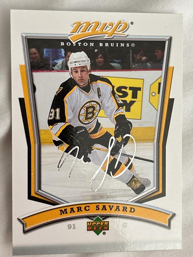 2007-08 Upper Deck MVP Hockey Marc Savard ﻿Base #49