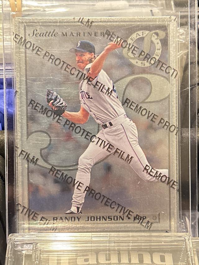 1996 Leaf Preferred Randy Johnson ﻿Steel Stats #60