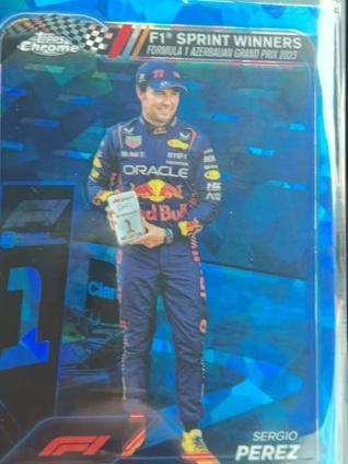 2024 Topps Chrome Sapphire Formula 1 Sergio Perez Sprint Winners #148