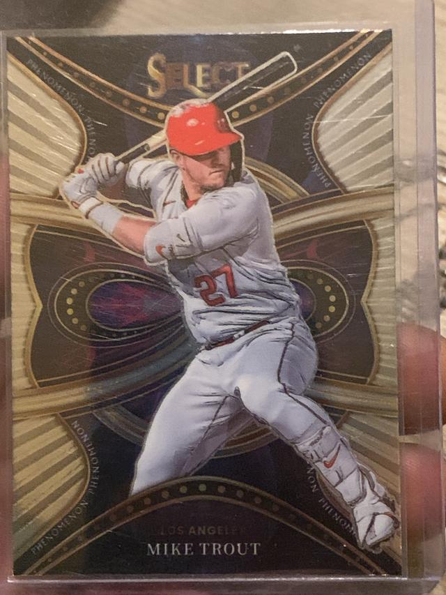 2022 Panini Select Mike Trout Phenomenon Set #P6